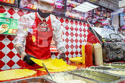 Лаваш с чесночным соусом 